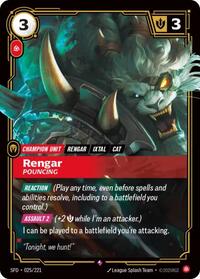 Rengar - Pouncing (025/221) [Spiritforged]