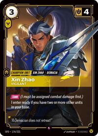 Xin Zhao - Vigilant (176/221) [Spiritforged]