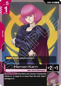 Haman Karn (GD02-091) [Gundam Promotional Cards]