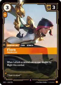 Fiora - Peerless (110/221) [Spiritforged]