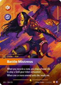 Sivir - Battle Mistress (Overnumbered) (250/221) [Spiritforged]