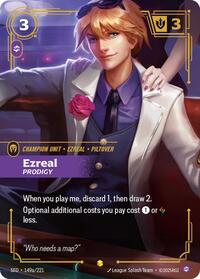 Ezreal - Prodigy (Alternate Art) (149a/221) [Spiritforged]