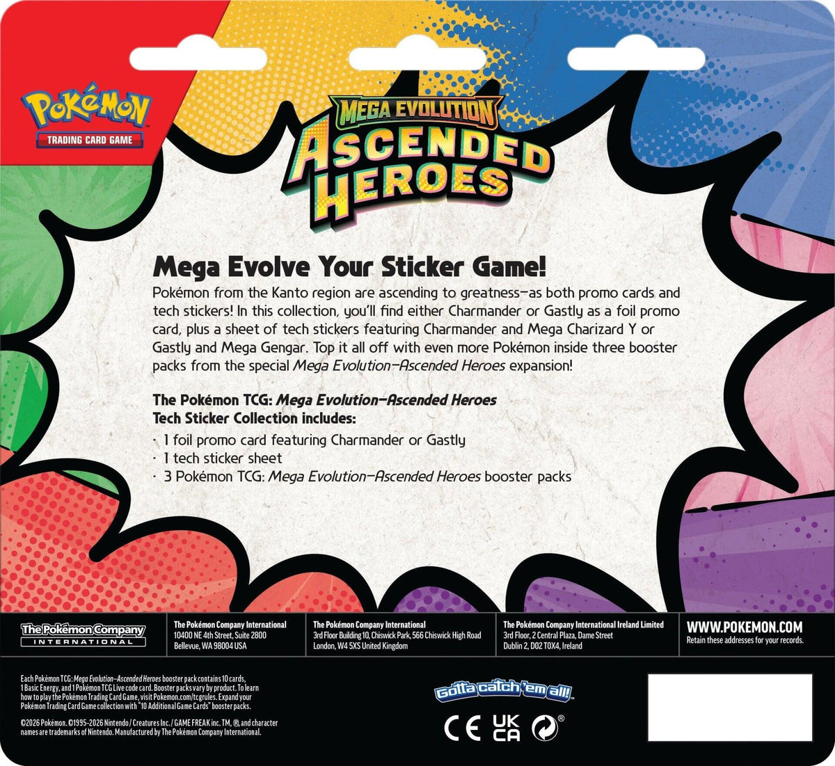 Mega Evolution: Ascended Heroes - Tech Sticker Collection (Charmander)