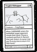 Frogkin Kidnapper (2021 Edition) [Mystery Booster Playtest Cards]
