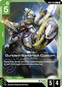 Gundam Sandrock Custom (GD03-025) [Steel Requiem]