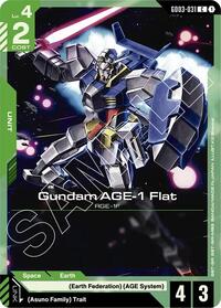 Gundam AGE-1 Flat (GD03-031) [Steel Requiem]