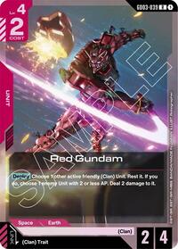 Red Gundam (GD03-039) [Steel Requiem]