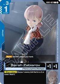 Sarah Zabiarov (GD03-087) [Steel Requiem]