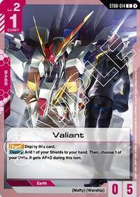 Valiant (ST08-014) [Starter Deck 08: Flash of Radiance]