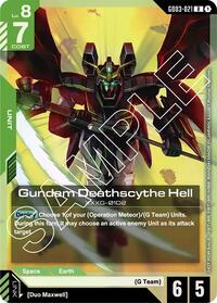 Gundam Deathscythe Hell (Store Tournament Participant Pack 03) (GD03-021) [Gundam Promotional Cards]