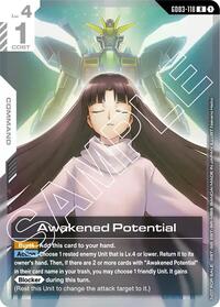 Awakened Potential (Store Tournament Participant Pack 03) (GD03-118) [Gundam Promotional Cards]