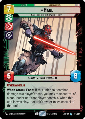 Maul - Master of the Shadow Collective (54/264) (54/264) [A Lawless Time]