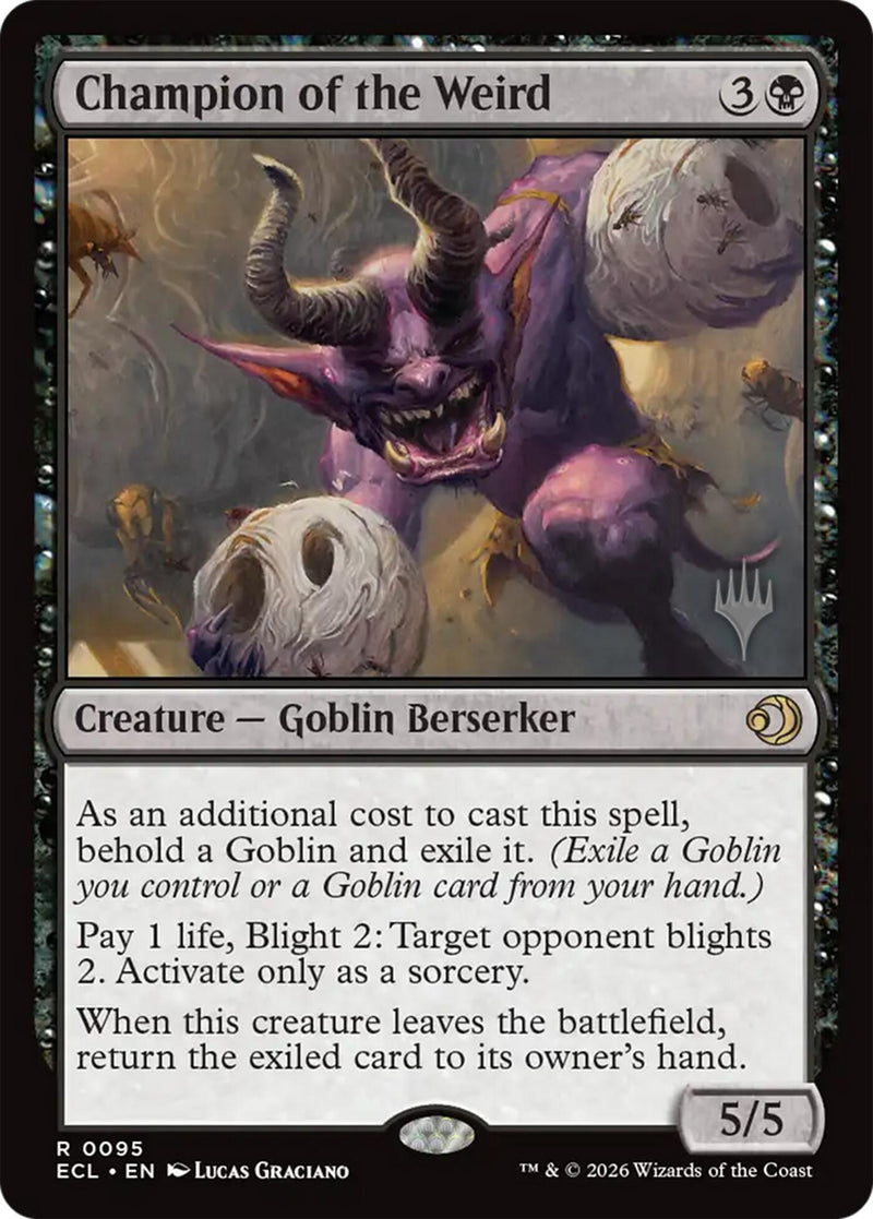 Champion of the Weird [Lorwyn Eclipsed Promos]
