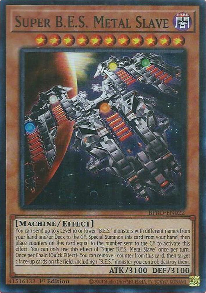 Super B.E.S. Metal Slave [BPRO-EN022] Super Rare