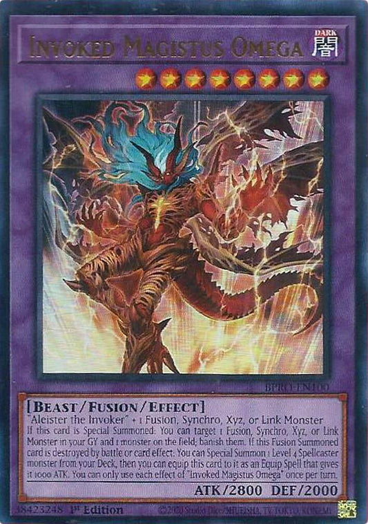 Invoked Magistus Omega [BPRO-EN100] Ultra Rare