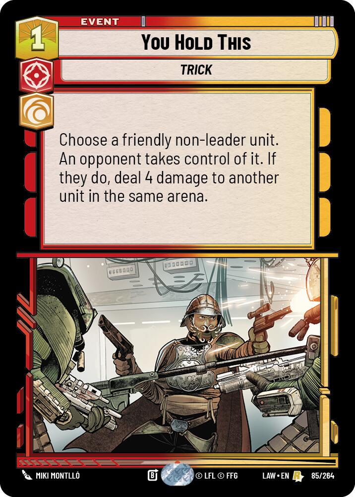 You Hold This (85/264) (85/264) [A Lawless Time]