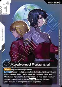 Awakened Potential (Newtype Challenge 2026 Mission 1) (GD03-118) [Gundam Promotional Cards]