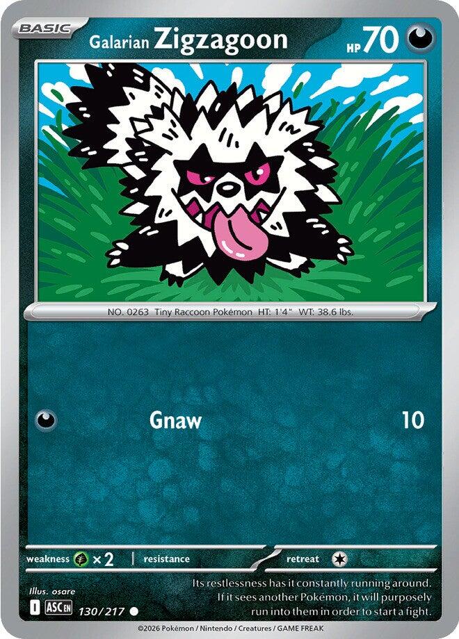 Galarian Zigzagoon (130/217) [Mega Evolution: Ascended Heroes]