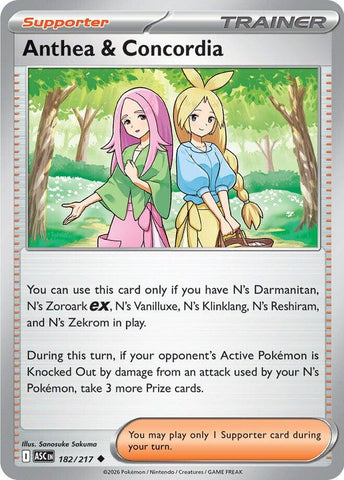 Anthea & Concordia (182/217) [Mega Evolution: Ascended Heroes]