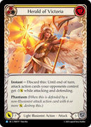 Herald Of Victoria (Yellow) (Rainbow Foil) [PEN177] (Compendium of Rathe)  Rainbow Foil