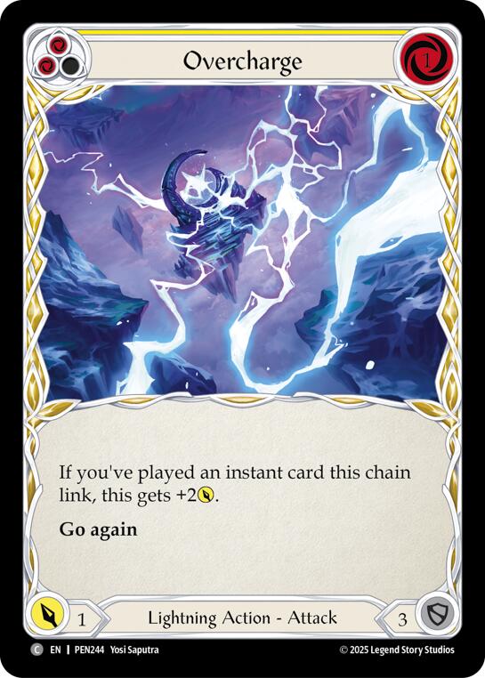 Overcharge (Yellow) (Regular) [PEN244] (Compendium of Rathe)