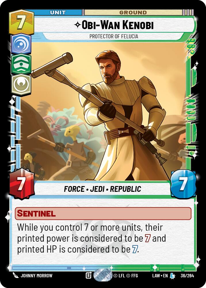 Obi-Wan Kenobi - Protector of Felucia (36/264) (36/264) [A Lawless Time]