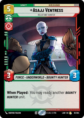 Asajj Ventress - Reluctant Hunter (61/264) (61/264) [A Lawless Time]