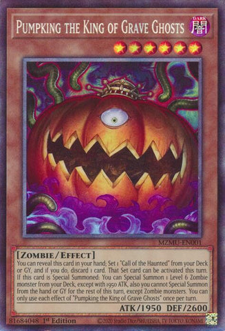 Pumpking the King of Grave Ghosts (Collector's Rare) [MZMU-EN001] Collector's Rare