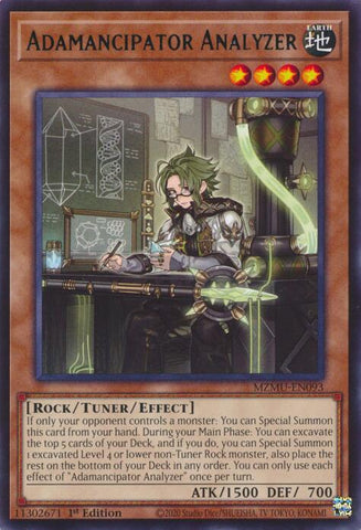 Adamancipator Analyzer [MZMU-EN093] Rare