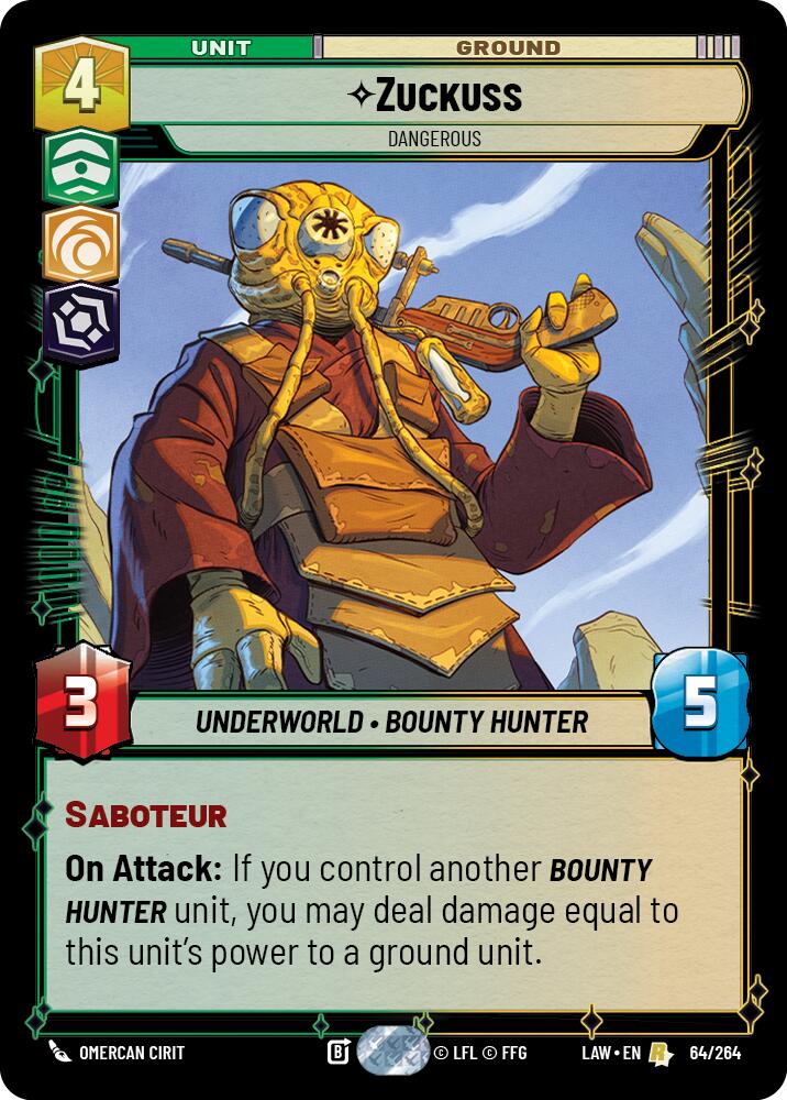 Zuckuss - Dangerous (64/264) (64/264) [A Lawless Time]