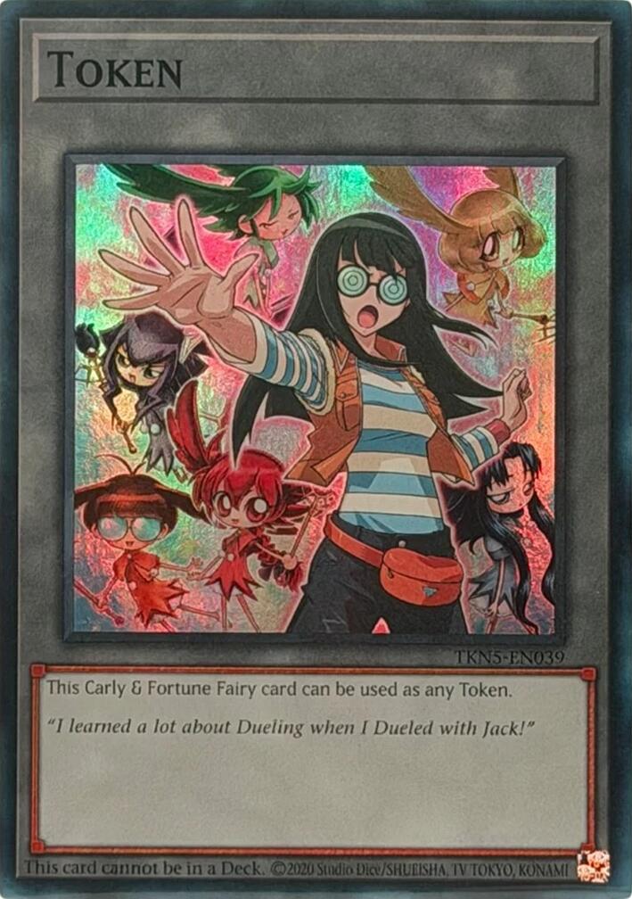 Token: Carly & Fortune Fairy [TKN5-EN039] Super Rare