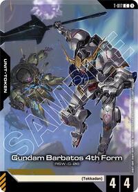 Gundam Barbatos 4th Form (T-017) (Premium Card Collection Gundam Assemble) (T-017) [Gundam Promotional Cards]