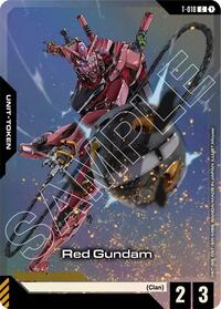 Red Gundam (T-018) (Premium Card Collection Gundam Assemble) (T-018) [Gundam Promotional Cards]