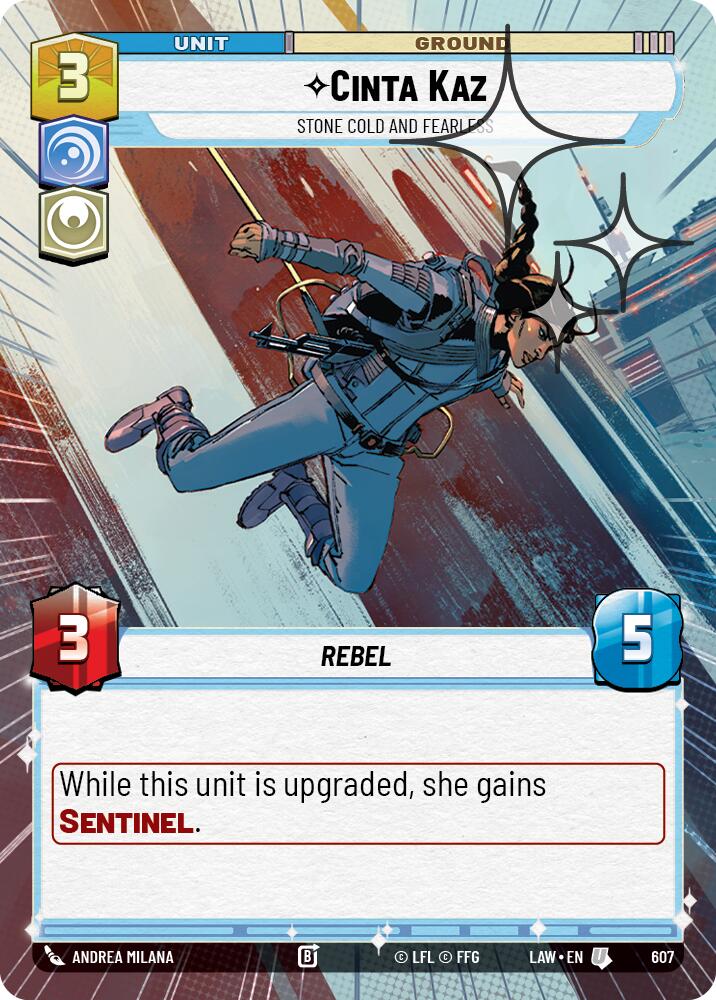 Cinta Kaz - Stone Cold and Fearless (369) (Hyperspace Foil) (369) [A Lawless Time]