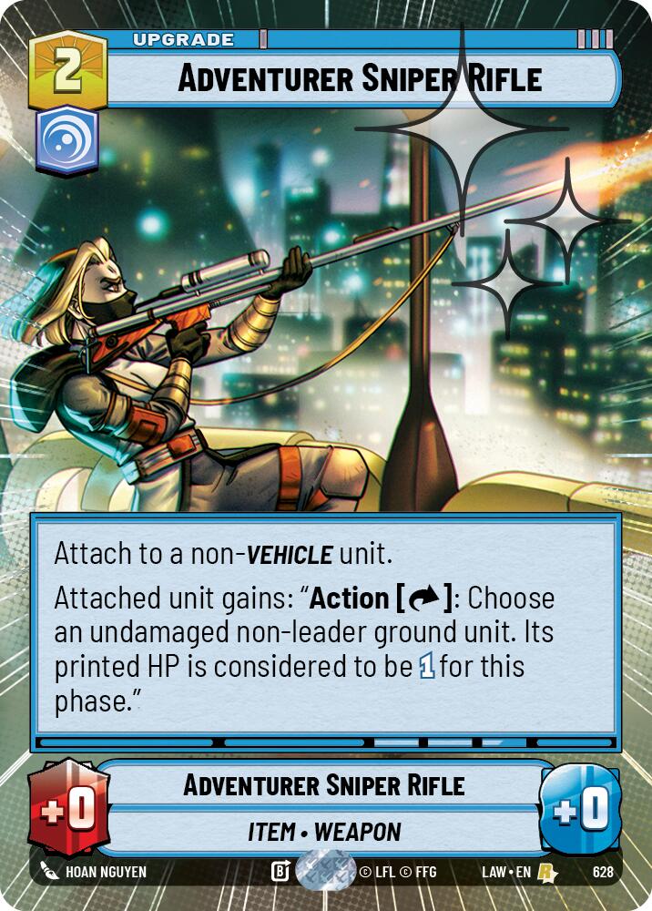 Adventurer's Sniper Rifle (390) (Hyperspace Foil) (390) [A Lawless Time]