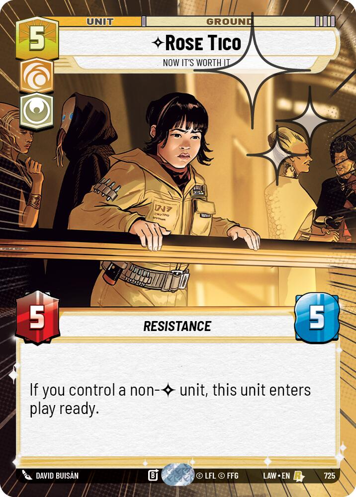 Rose Tico - Now It's Worth It (487) (Hyperspace Foil) (487) [A Lawless Time]