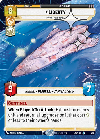 Liberty - Draw Their Fire! (488) (Hyperspace Foil) (488) [A Lawless Time]