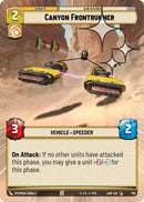 Canyon Frontrunner (492) (Hyperspace Foil) (492) [A Lawless Time]