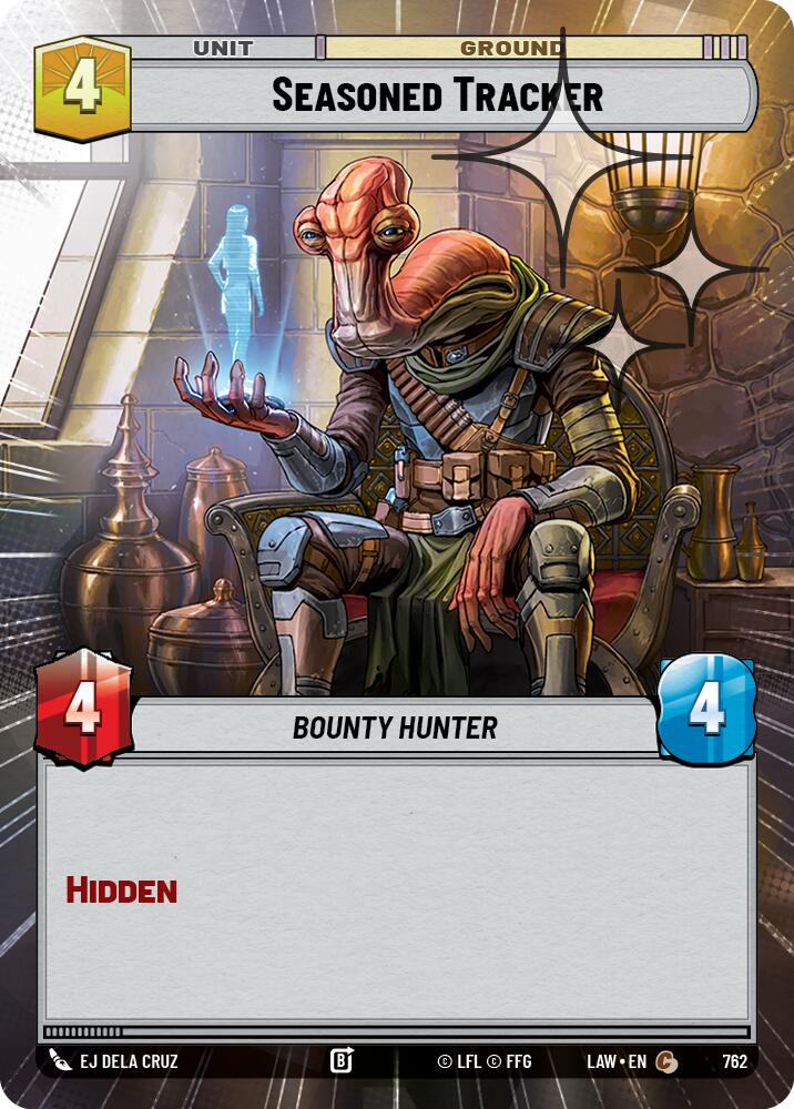 Seasoned Tracker (524) (Hyperspace Foil) (524) [A Lawless Time]