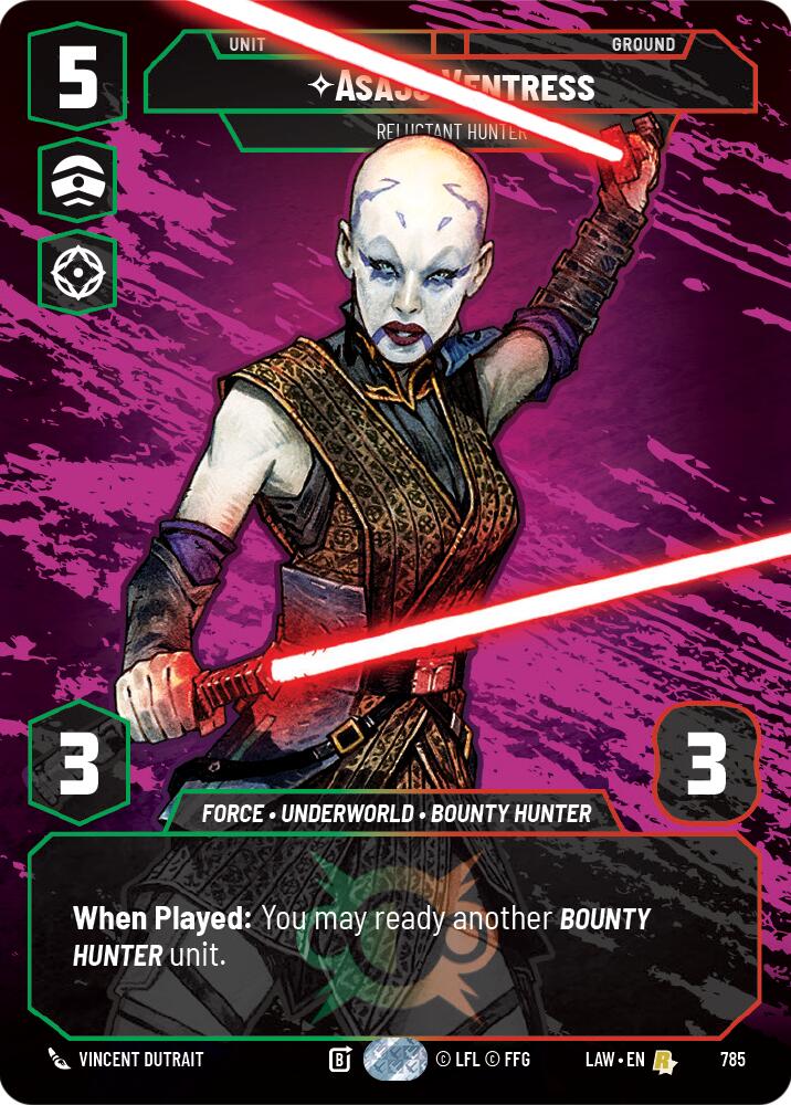 Asajj Ventress - Reluctant Hunter (Prestige) (785) (785) [A Lawless Time]