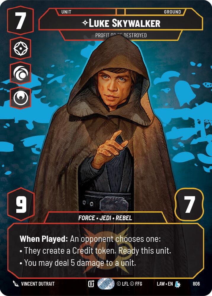 Luke Skywalker - Profit or Be Destroyed (Prestige) (806) (806) [A Lawless Time]
