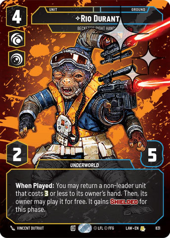 Rio Durant - Beckett's Right Hands (Prestige Foil) (831) (831) [A Lawless Time]