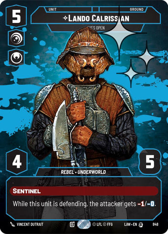 Lando Calrissian - Eyes Open (Prestige Foil) (848) (848) [A Lawless Time]