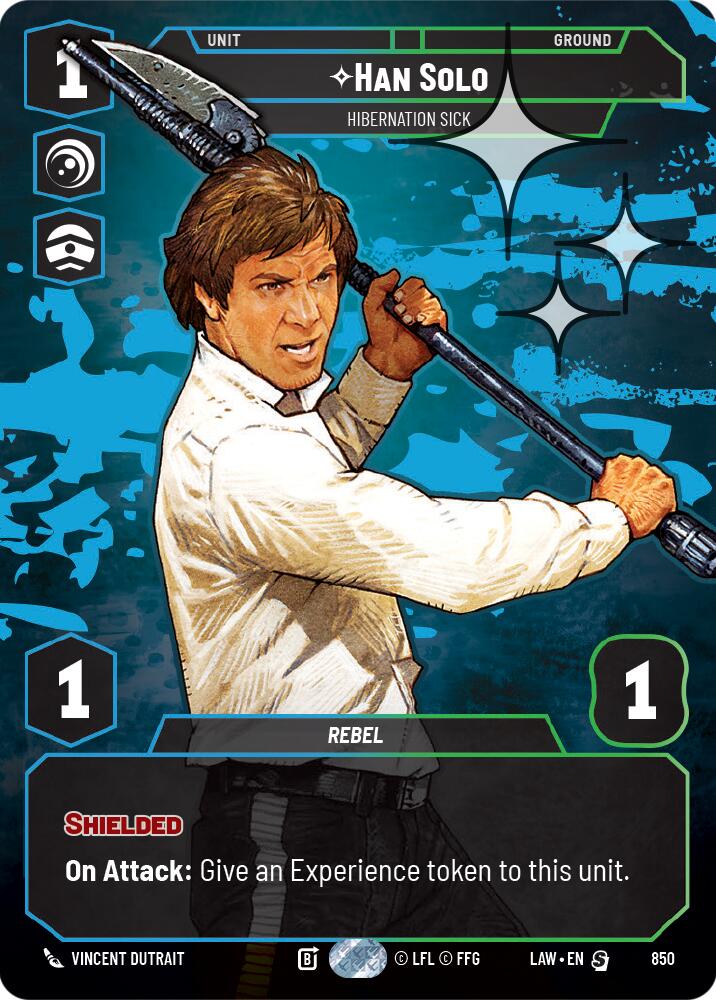 Han Solo - Hibernation Sick (Prestige Foil) (850) (850) [A Lawless Time]