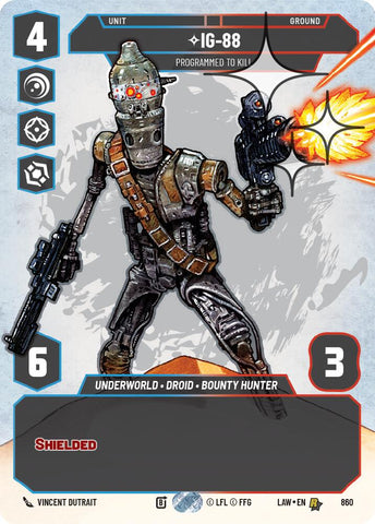 IG-88 - Programmed to Kill (Prestige Foil) (860) (860) [A Lawless Time]