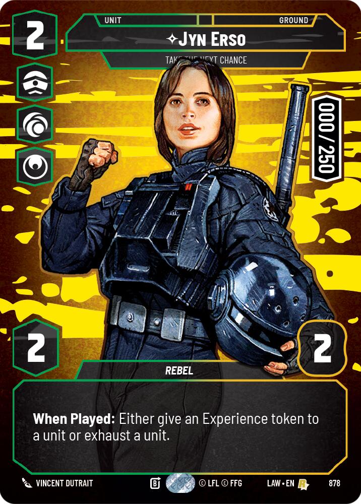 Jyn Erso - Take the Next Chance (Serialized) (878) (878) [A Lawless Time]
