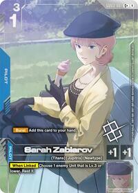 Sarah Zabiarov (Store Tournament Winner Pack 04) (GD03-087) [Gundam Promotional Cards]