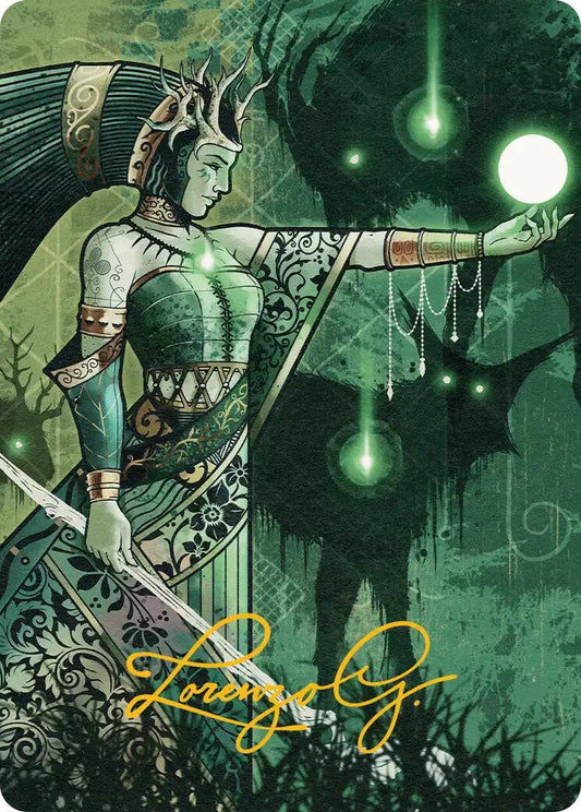 Shamanic Revelation Art Card (Gold-Stamped Signature) [Secrets of Strixhaven Art Series]