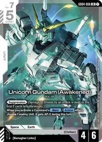 Unicorn Gundam (Awakened) (GD04-066) [Phantom Aria]