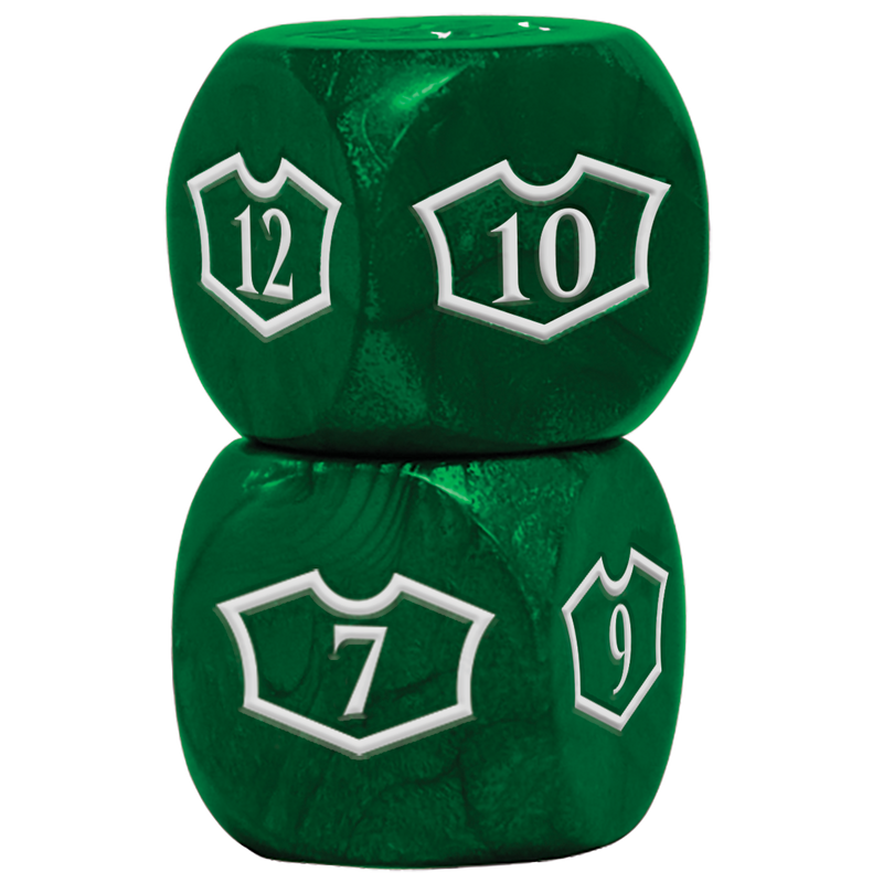 Ultra PRO: Loyalty Dice Set - 22MM Deluxe with 7-12 (Forest)